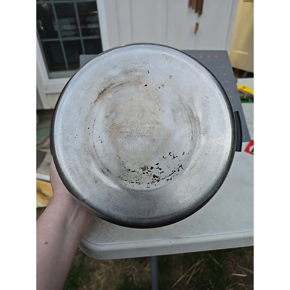 Duncan Hines Regal Ware 6 Quart 18-8 Stockpot Stainless Steel 3 Ply W/ Lid Used